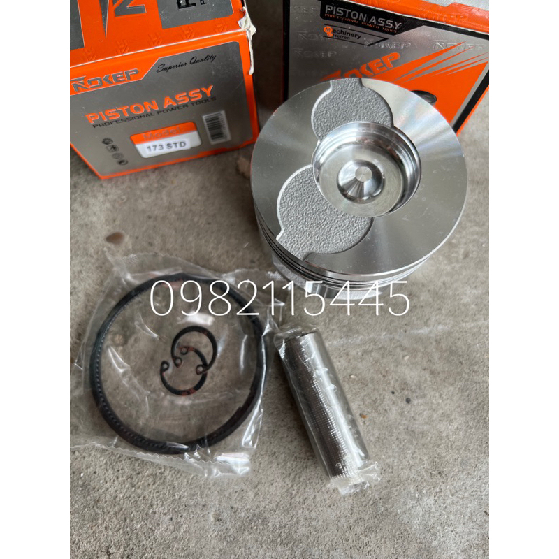 Quả Piston xéc măng máy cày 173F