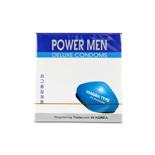 Bao cao su Power Men VIAGRA – Hộp 3 Chiếc
