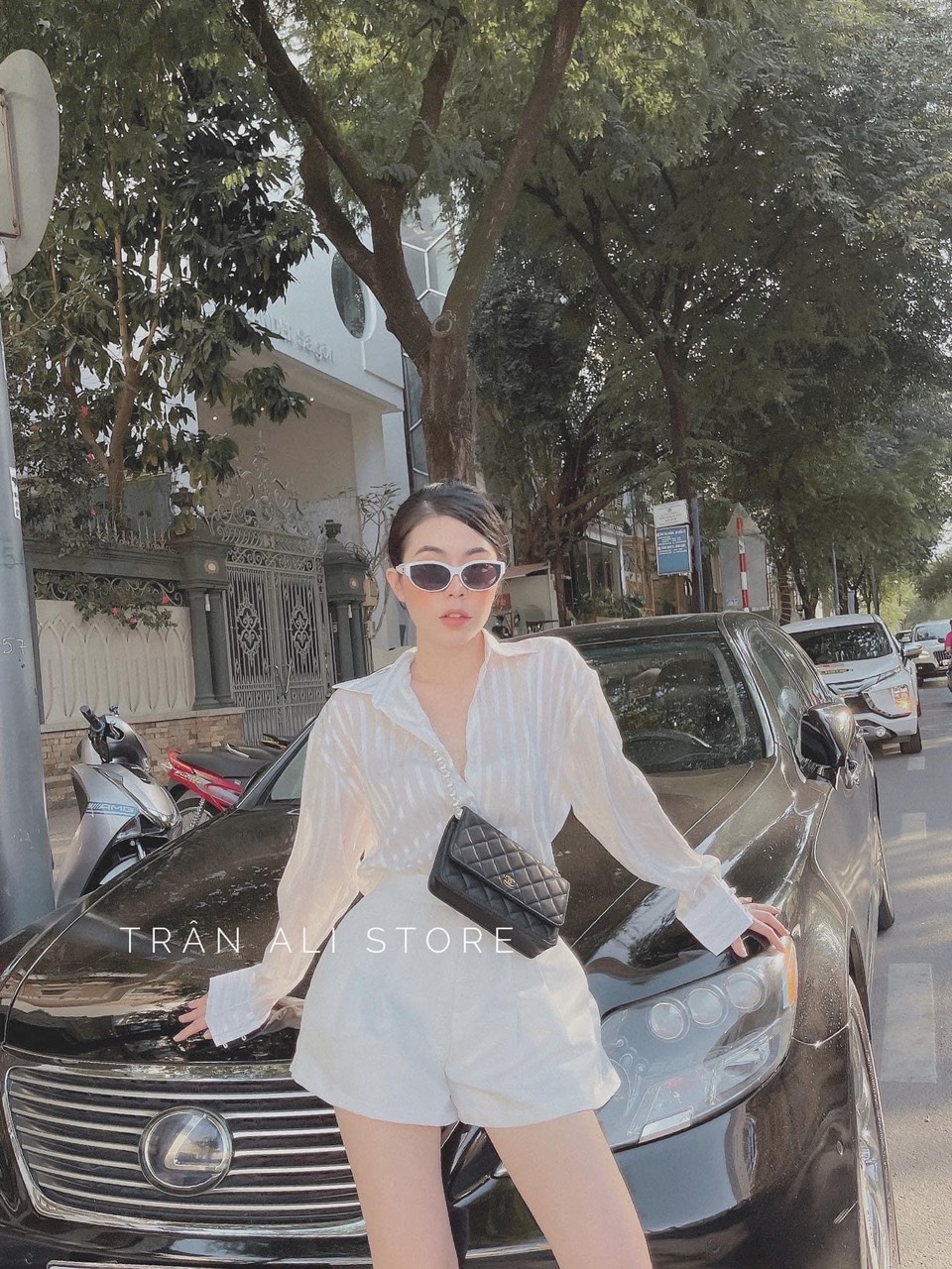 Set bộ sơ mi kèm quần short