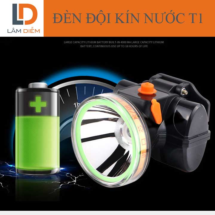 ĐÈN PIN ĐỘI ĐẦU SẠC LED SIÊU SÁNG T1 - T31