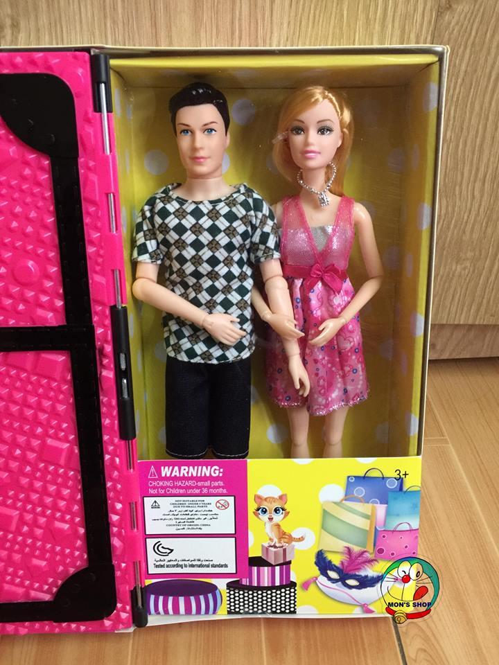 Đồ chơi độc: búp bê Ken Barbie và tủ đồ 30 phụ kiện