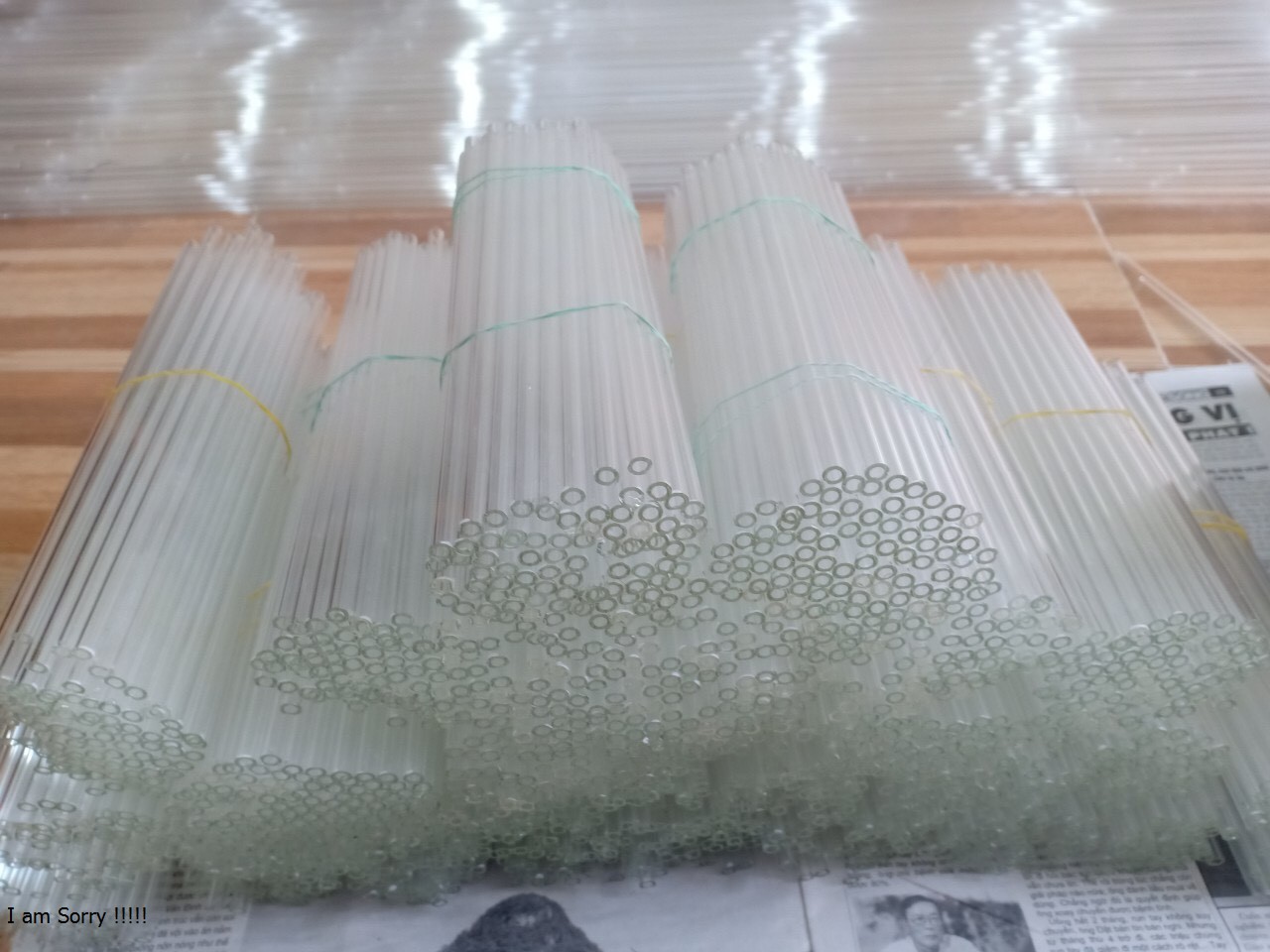 ống thuỷ tinh (50 ống dài 20cm)