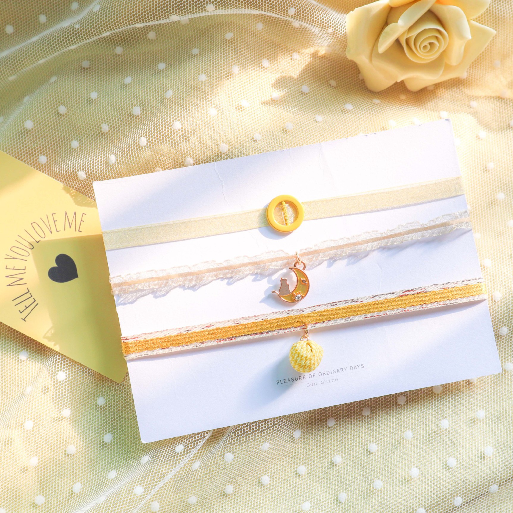 Set 3 choker vàng siêu đẹp siêu dễ thương