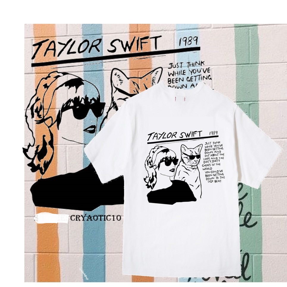 [Kèm hình thật] Áo tay lửng Taylor Swift Collection folklore unisex cryaotic10