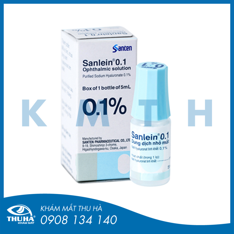 Nhỏ mắt Sanlein® 0.1% - SANTEN (Nhật bản) - Chính hãng