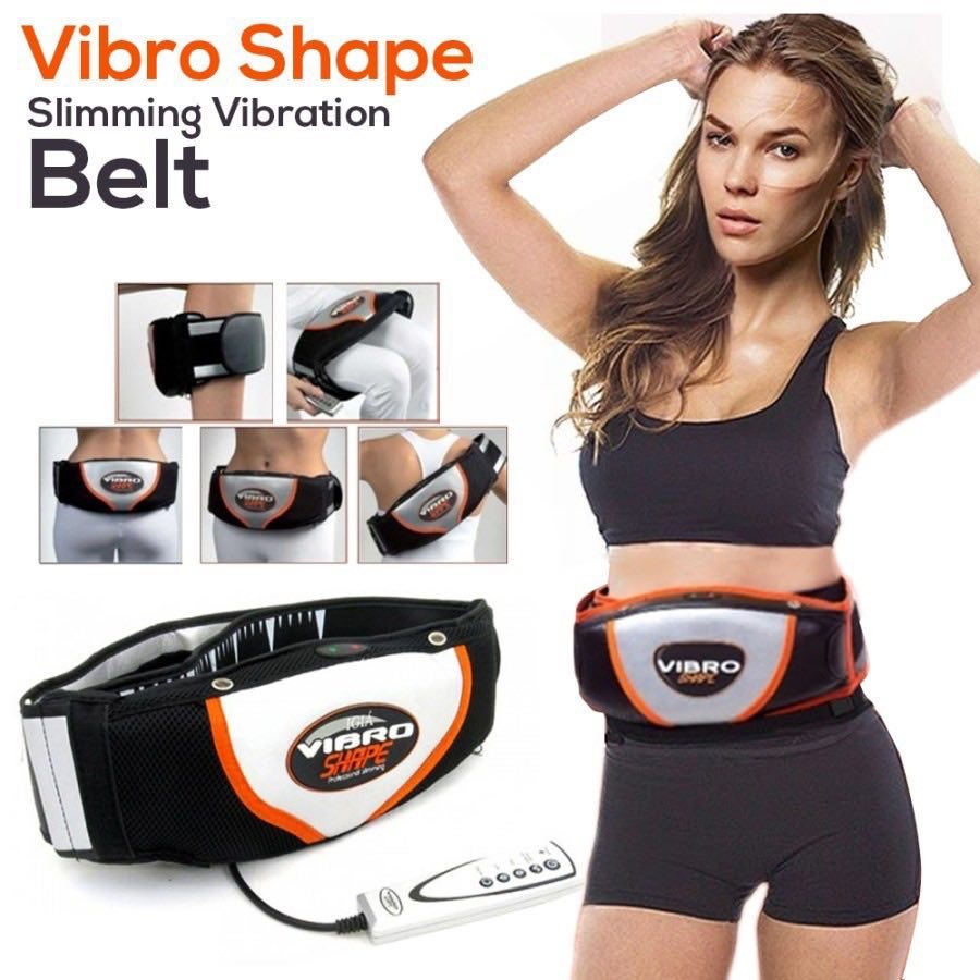 Đai Vibro Shape mát xa nóng giảm mỡ bụng