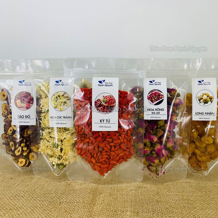 Set Trà Dưỡng Nhan 5 Vị Giúp Đẹp Da, Giữ Dáng