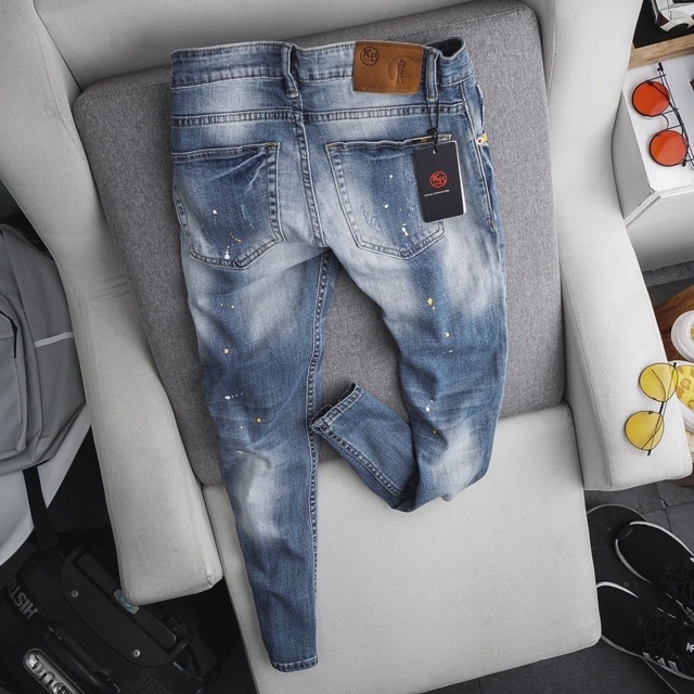 [HCM]Quần Jean Nam cao cấp vảy sơn - co giãn