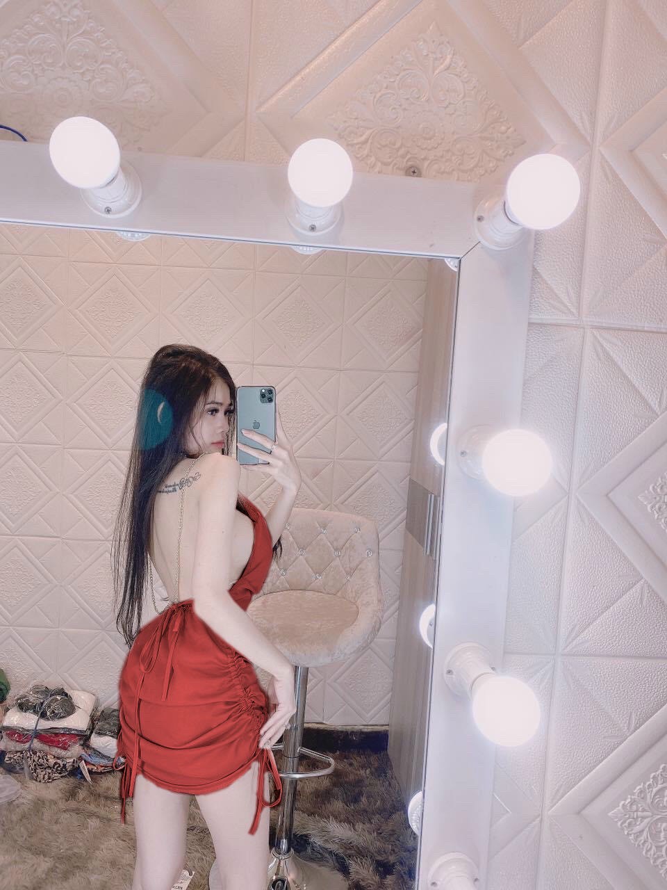 >> BÁO GIÁ ĐẦM LỤA - LUA03 | Shopee Lazada Sendo Tiki mới nhất 144 ĐẦM LỤA SATIN DÂY XÍCH HỞ LƯNG RÚT DÂY HAI BÊN QUYẾN RŨ CHUẨN HOTGRIL M8BĐ