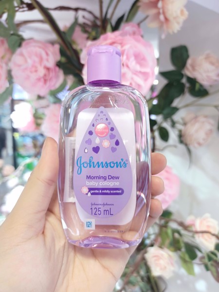 Nước hoa Johnson's Morning Dew Baby Cologne (Chai/ 125ml Tím)