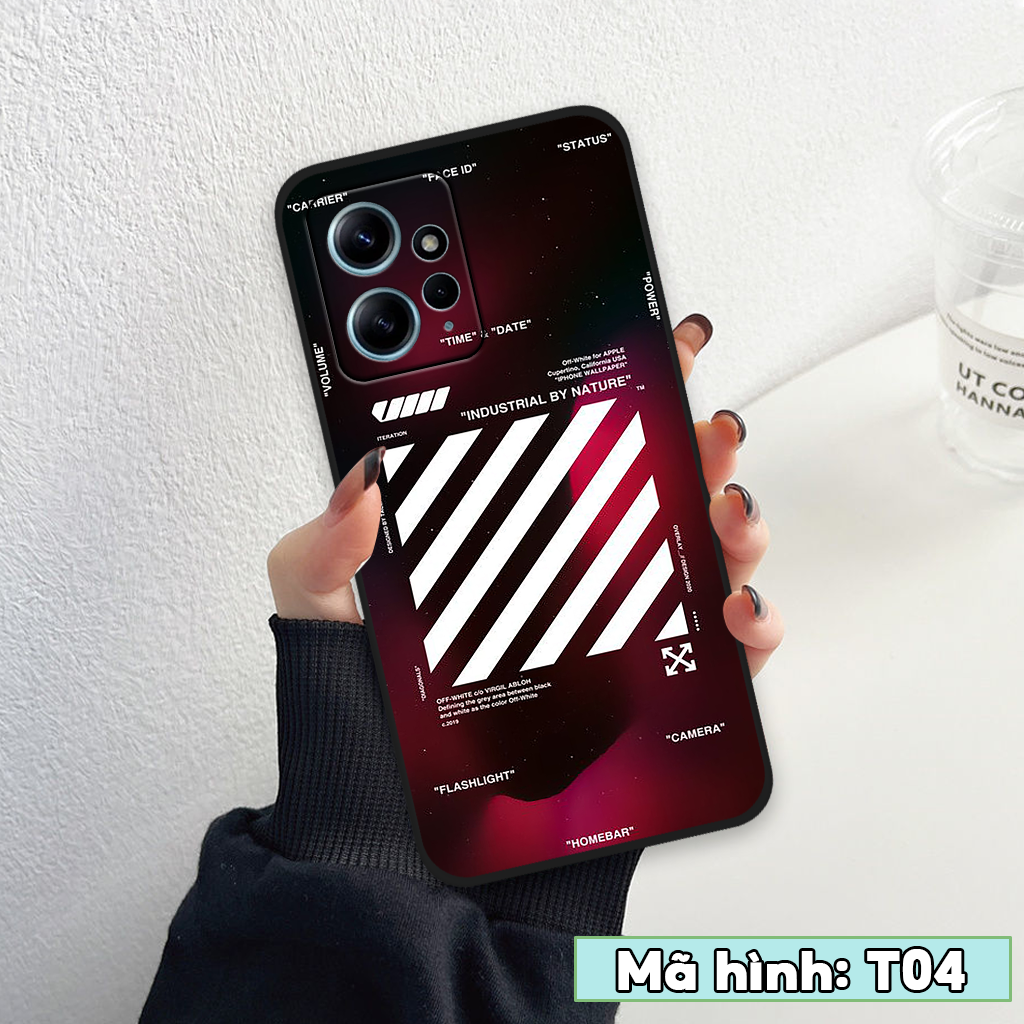 Ốp lưng xiaomi redmi note 12 4g / note 12 5g / note 12s / note 12 pro 5g in hình nikee, off whitee thời trang