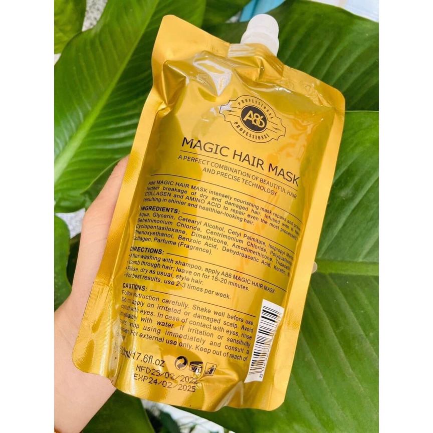 Hấp mặt nạ ủ tóc  Colagen A86 500ml