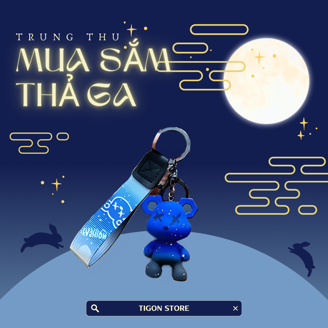 Móc Khóa Gấu BearBrick Siêu Hot Trend - tigon store