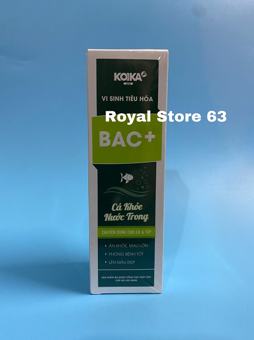 Vi sinh tiêu hóa cho cá cảnh Bac+ Koika 100ml