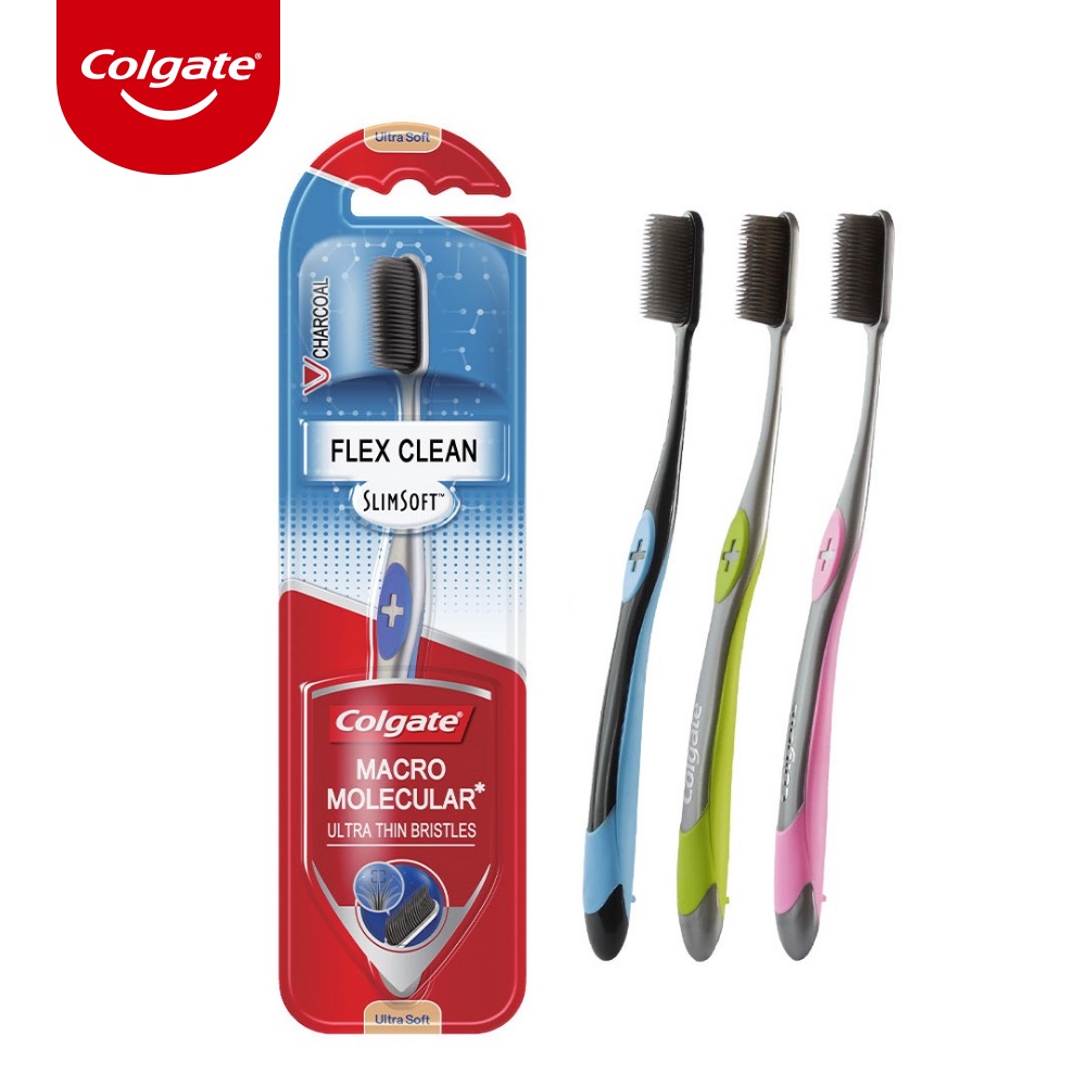 Toothbrush Colgate slim soft charcoal (soft) 1 piece