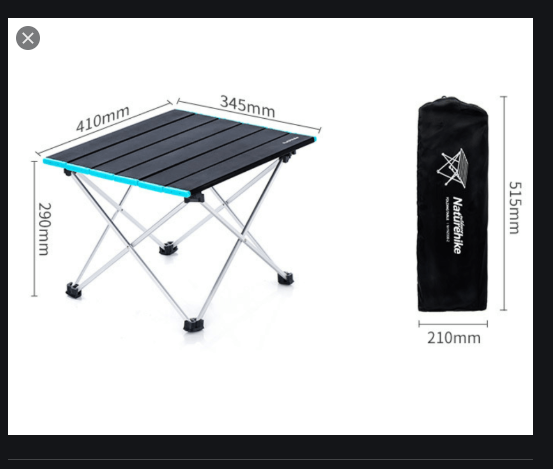 BÀN DÃ NGOẠI SIÊU NHẸ NATUREHIKE NH19Z008-Z