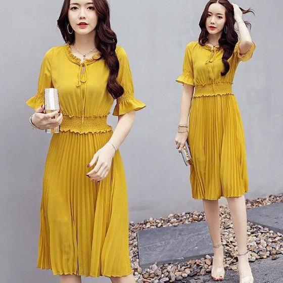 [HCM]Đầm xòe dập ly dễ thương