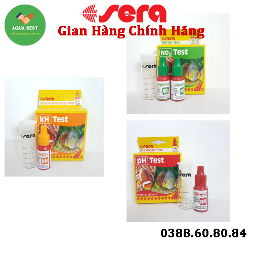 [Chính Hãng] Combo 3 bộ test Sera PH,KH, NO2 trong nước