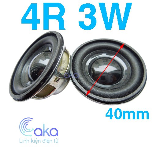 Loa 4r 3w đường kính 40mm