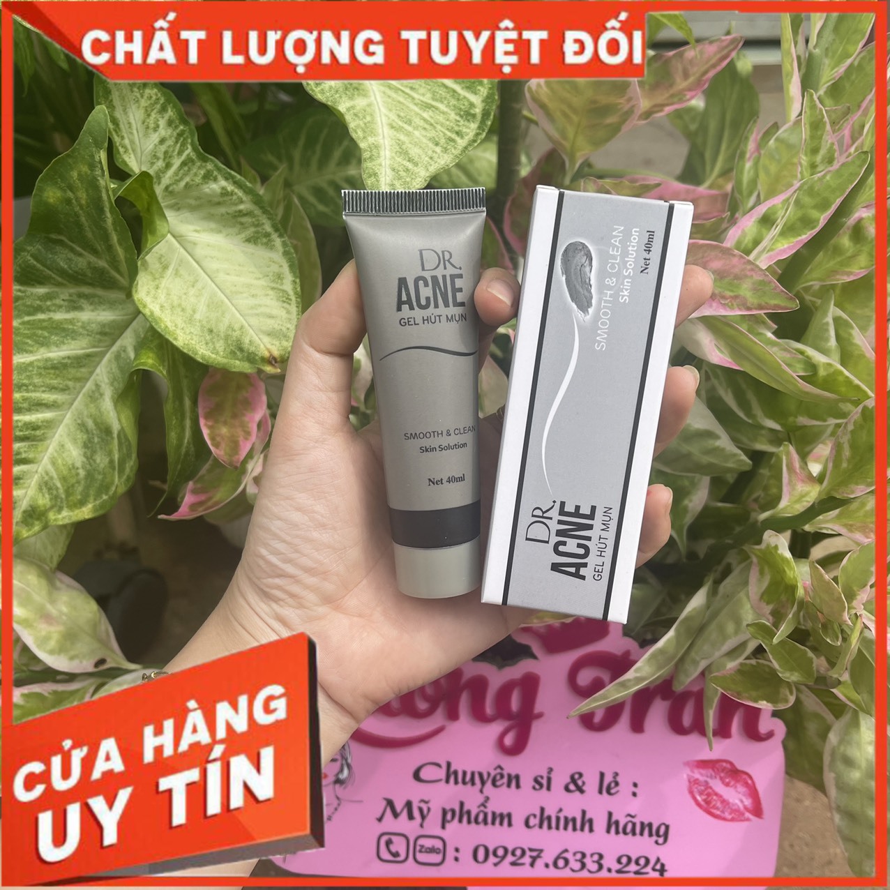 Gel hút mụn tro núi lửa thần thánh Dr Acne 40ml