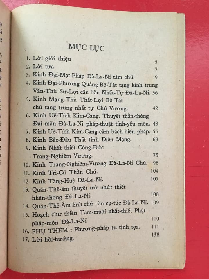 Sách Kinh Mạt Pháp Nhất Tự Đà La Ni