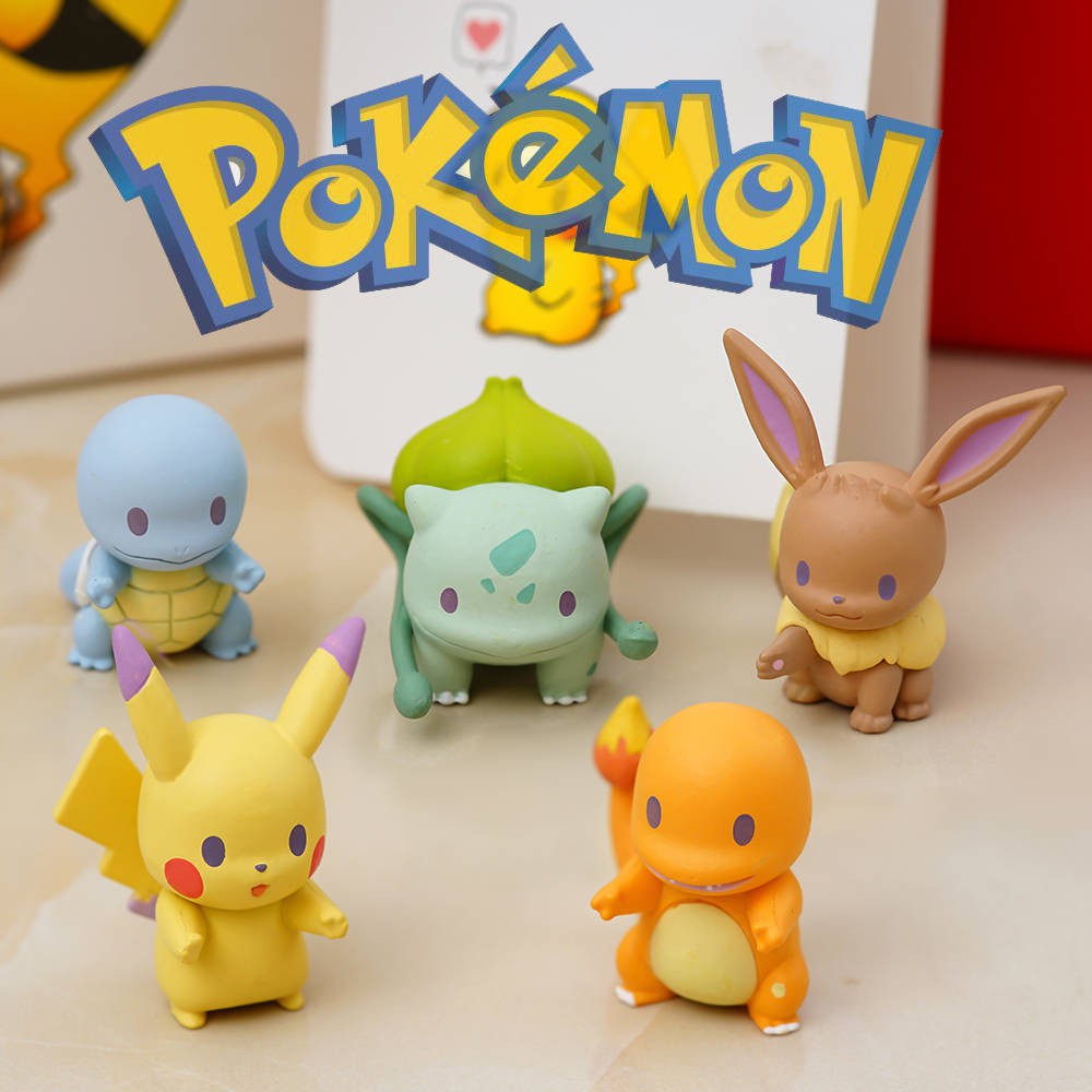 [HCM]Vỉ thú Pokemon lớn 24c/ nhỏ 36c random