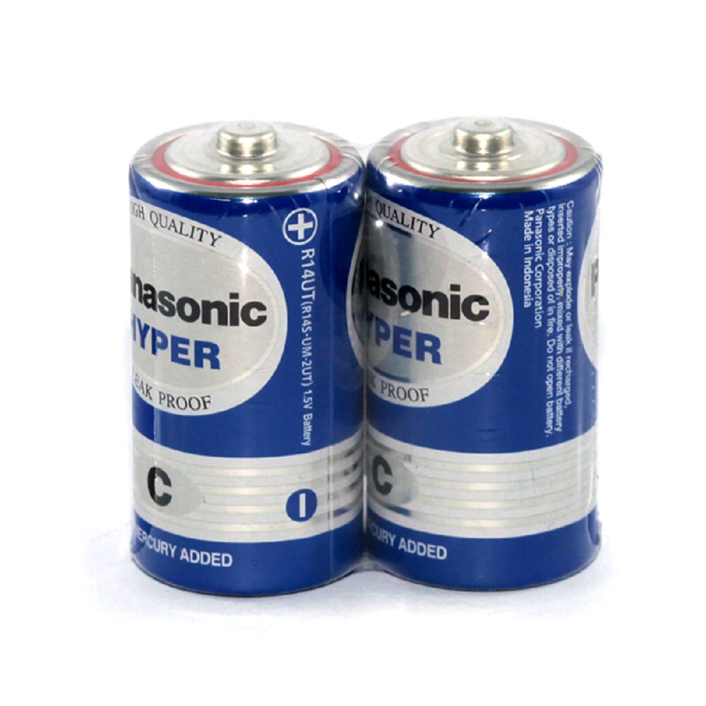 Combo 2 viên pin đại d panasonic r20ut/2s vỉ 2 viên