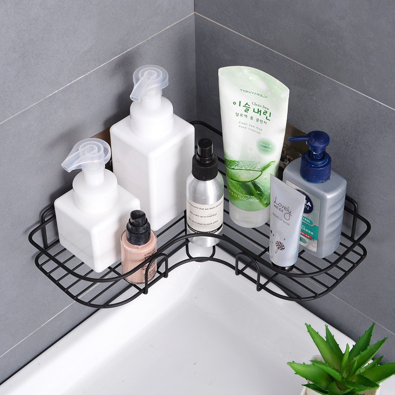 KỆ NHÀ TẮM GÓC TƯỜNG KÈM 2 MIẾNG DÁN