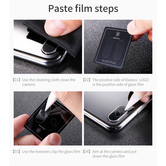 Dán Cường Lực Camera Cao Cấp ip7/ 8/ 7plus/ 8plus/ X/ Xs Max
