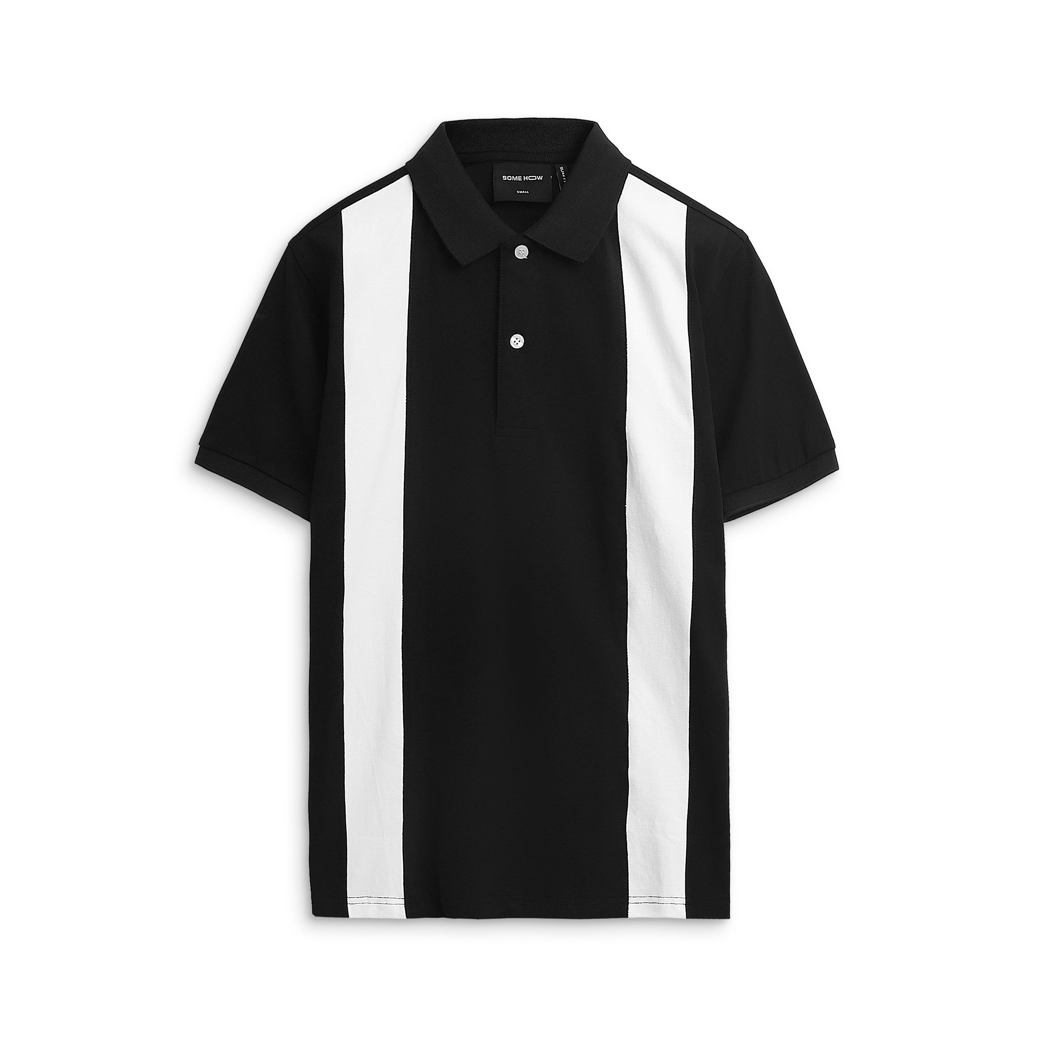 Áo Polo Vertical Color Block