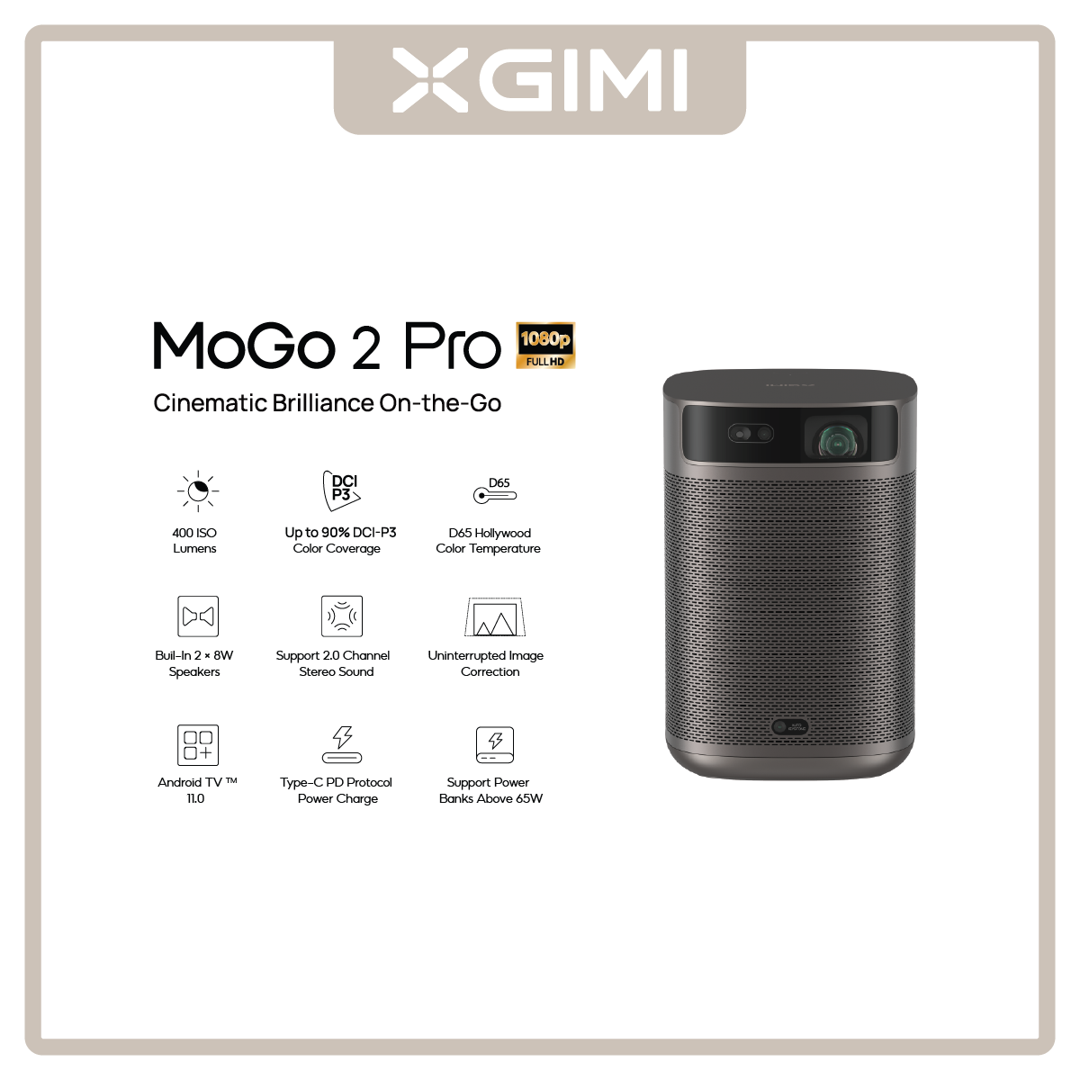 Máy chiếu thông minh Android XGIMI  Mogo 2 pro