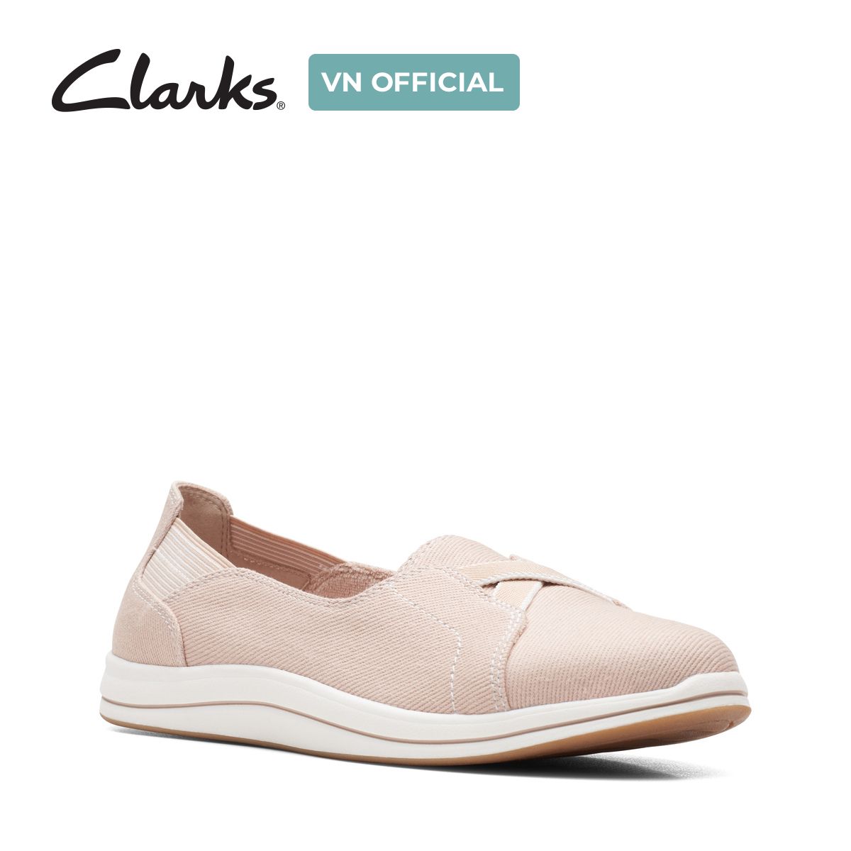 Giày Lười Vải Nữ Clarks - Brinkley Skip