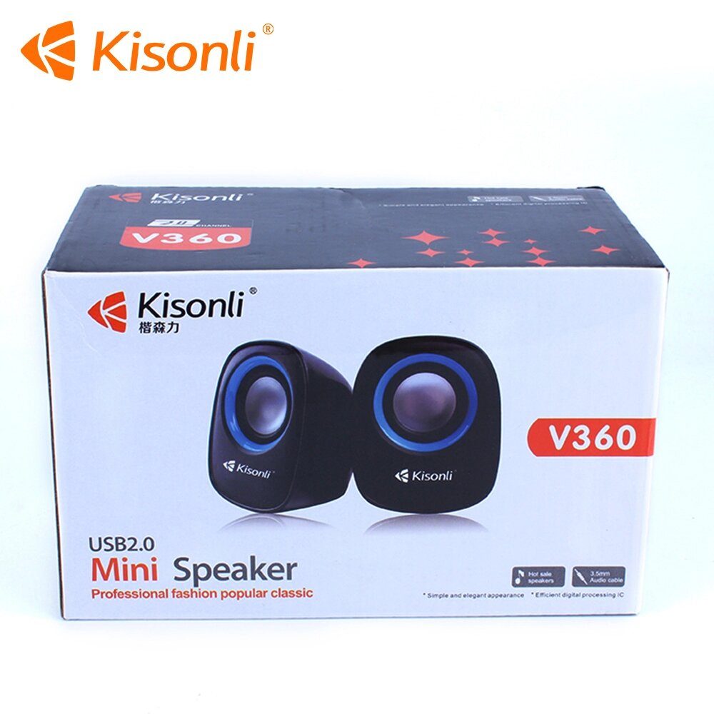 Loa 2.0 kisonli v360. vi tính quốc duy..