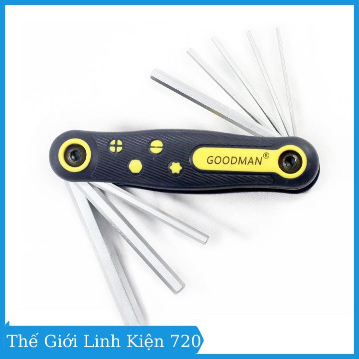 Bộ lục lăng Goodman gập 8 chi tiết USA