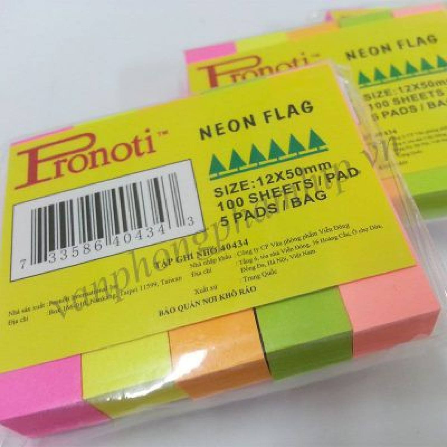 Giấy Note- Ghi Nhớ - Phân Trang Pronoti 5 Màu Giấy