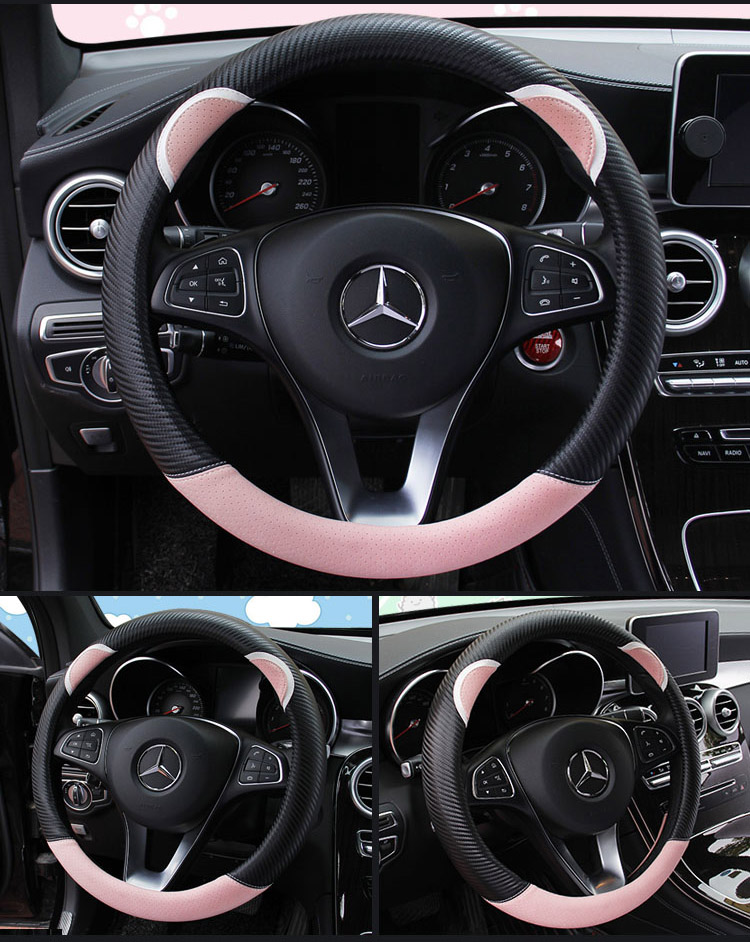 🚗 Bọc vô lăng thời trang Tai Mèo dễ thương 38cm