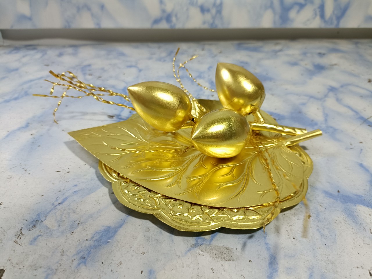 [Đồng] Bộ khay trầu hỏi cưới bằng đồng sang trọng