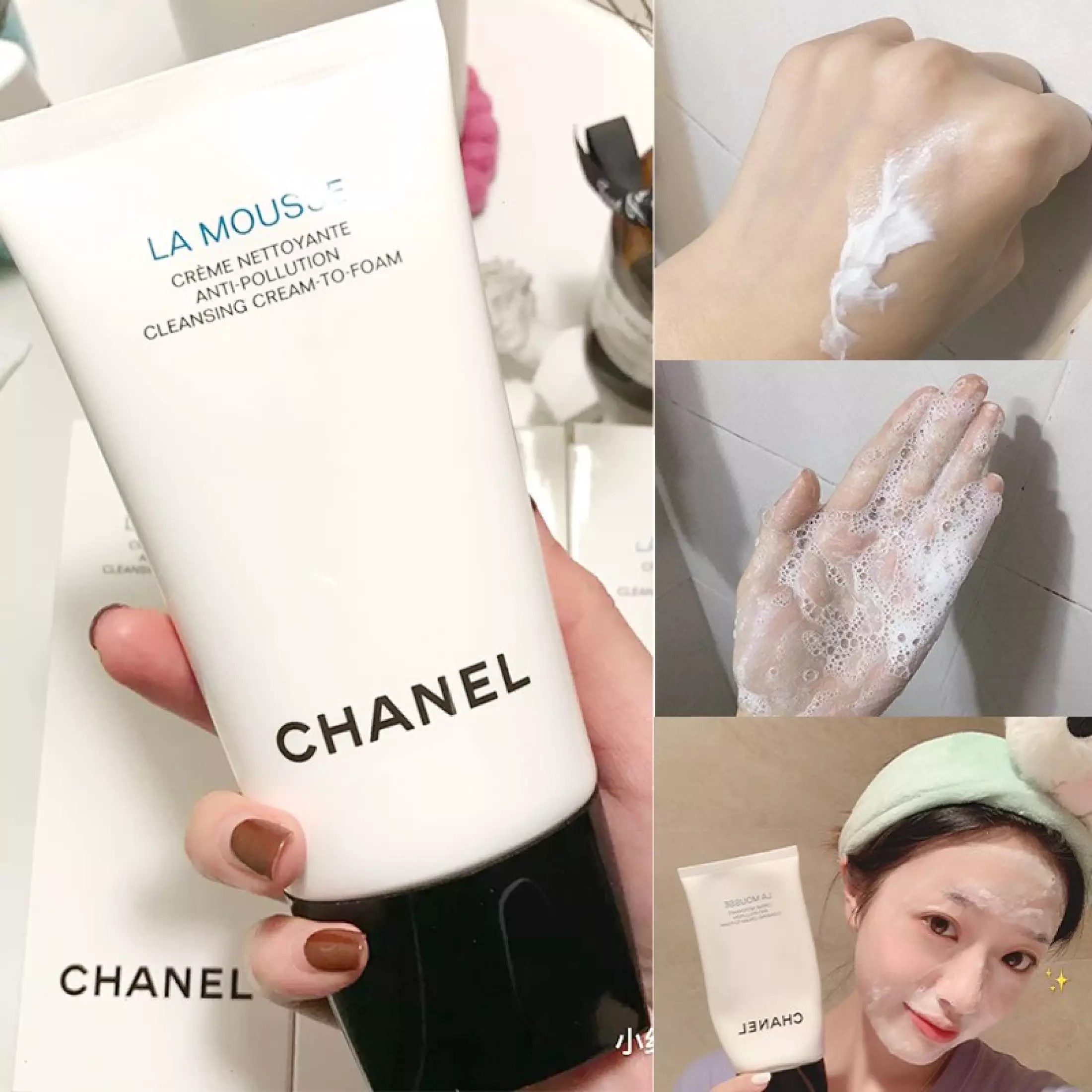 Chanel La Mousse AntiPollution Cleansing CreamToFoam 150ml Beauty   Personal Care Face Face Care on Carousell
