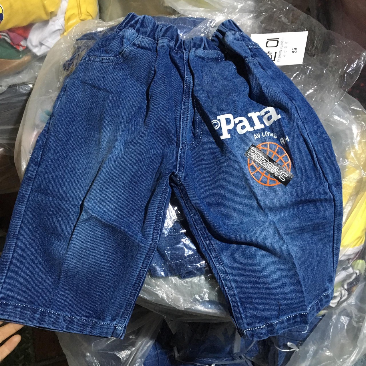 Quần jeans ngắn/ sort cho bé trai 7-35kg