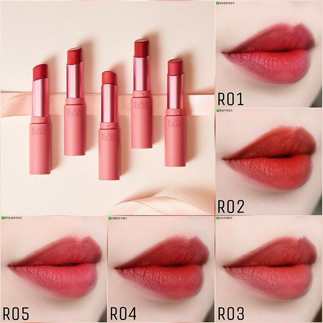 [Chuẩn Auth] Son Thỏi Black Rouge Rose Velvet Lipstick