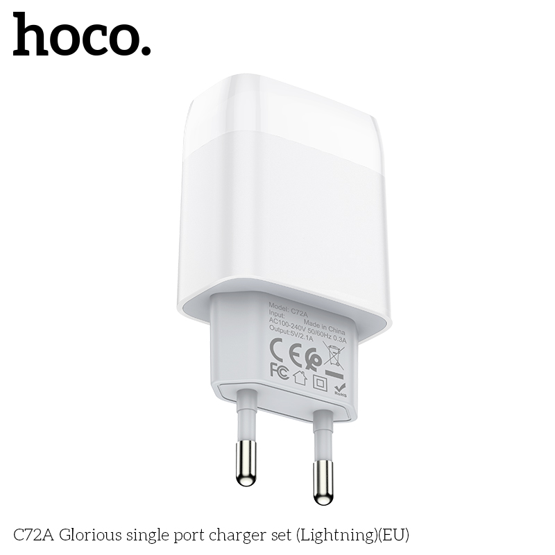 Cóc Sạc hoco C72A 2.1A - HÀNG CHÍNH HÃNG
