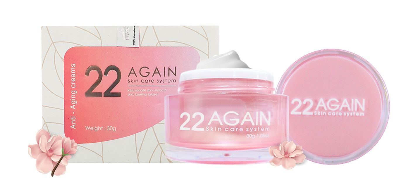 Kem Cấp Ẩm Dưỡng Da 22 again