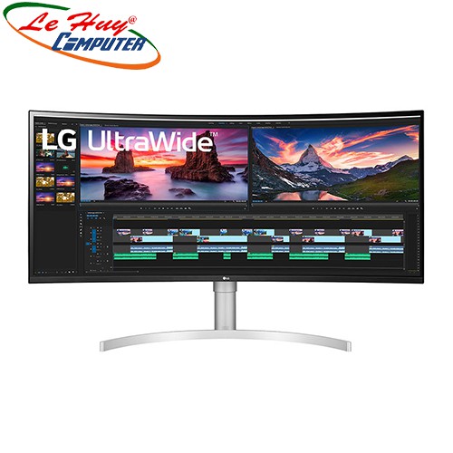 Màn hình máy tính cong lg 38wn95c-w 38 inch ultrawide qhd+ ips curved 144hz