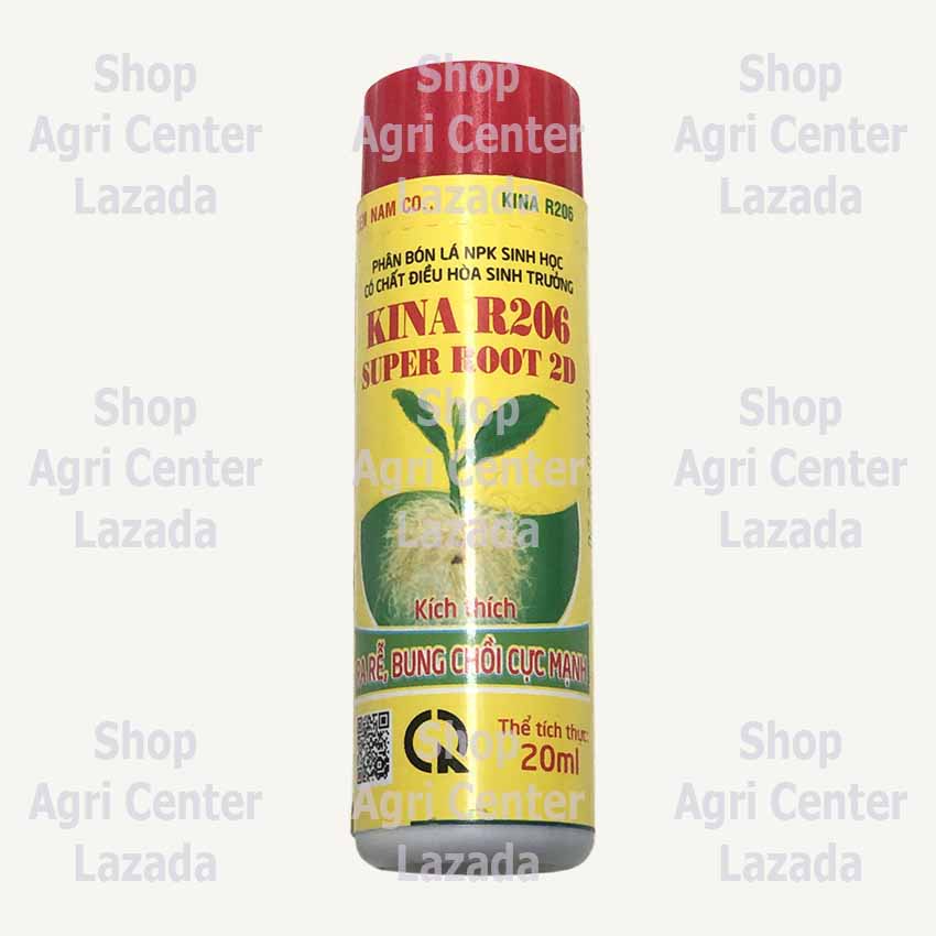 Phân bón lá npk sinh học có chất điều hòa sinh trưởng kina r206 - super root 2d ra rễ bung chồi cực mạnh