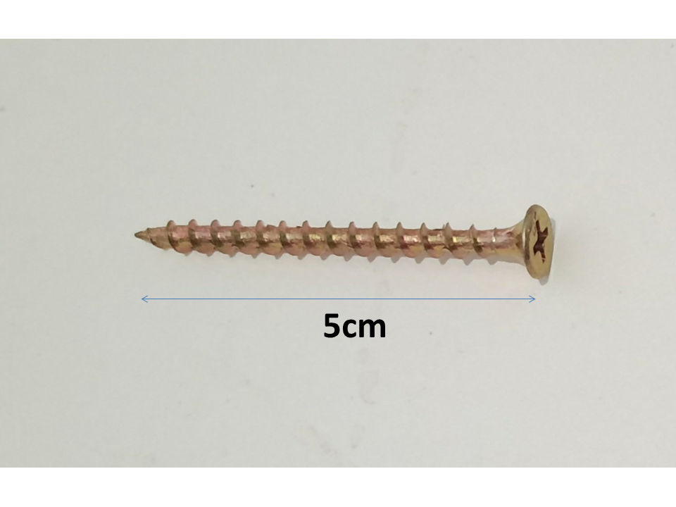 Bịch 50 ốc vít loại dài 5cm siêu cứng bắt gỗ, sắt, thạch cao..