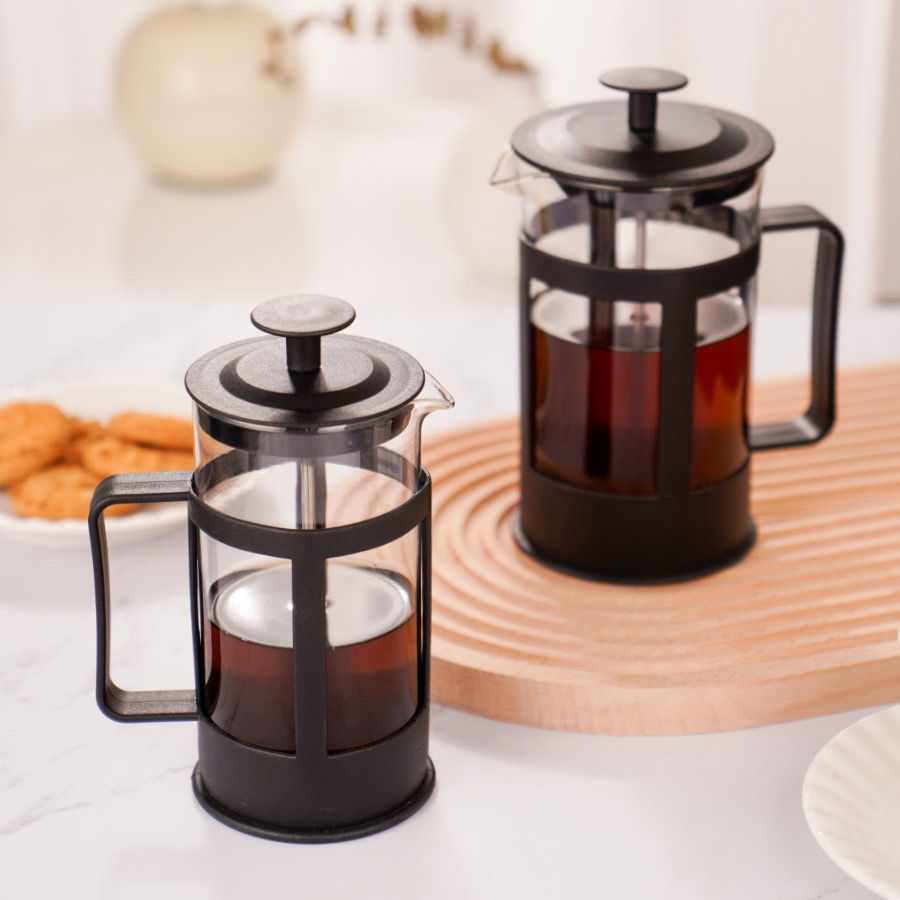 Bình pha cafe ấm trà Pha trà chuẩn kiểu Pháp Bình cafe,Bình Pha Cafe Kiểu Pháp 350ml/ 600ml - Bình pha cà phê french press - Dùng để pha trà hay cà phê theo phương pháp French press ép cà phê - Thiết kế tinh gọn, hiện đại - Chất liệu