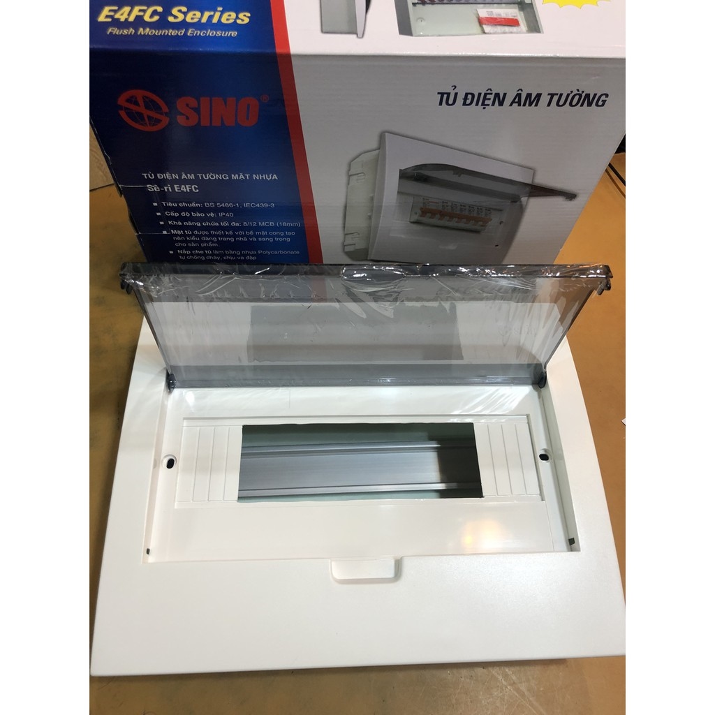 Tủ điện nhựa 8/12 át sino