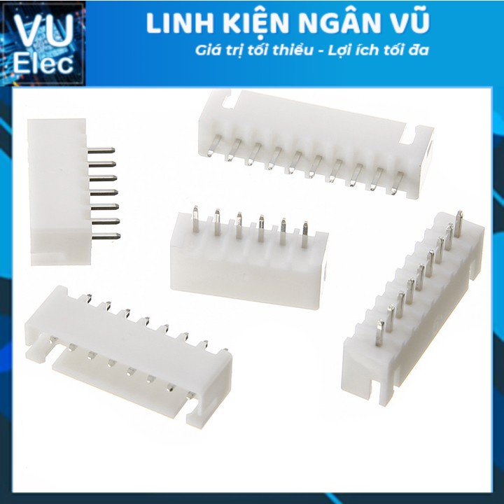 Header xh2.54 2p-10p cái, đực thẳng, đực cong