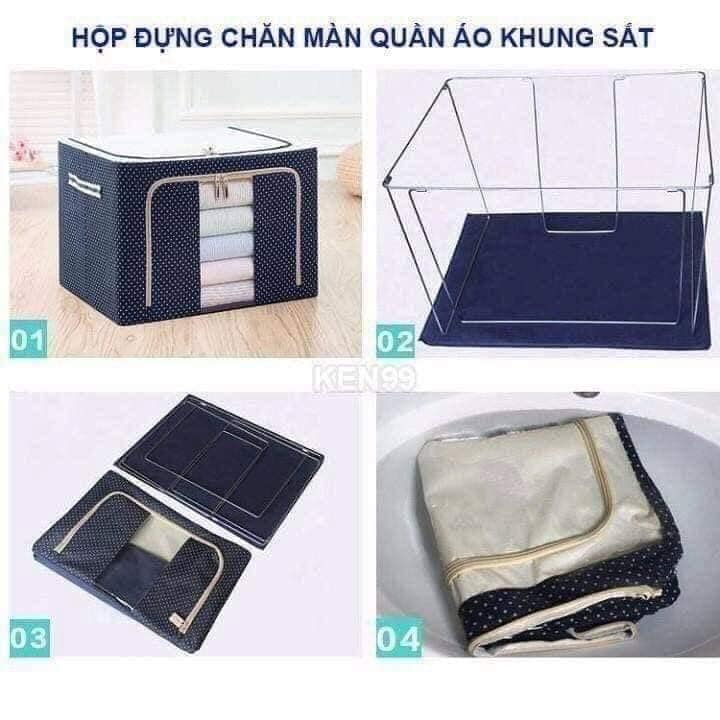 TÚI ĐỰNG CHĂN KHUNG SẮT bền, đẹp
