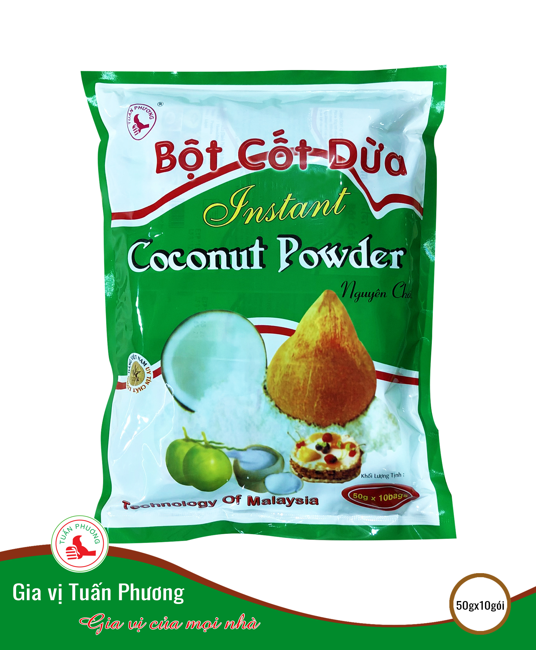 Bột Cốt Dừa Tuấn Phương 50g ( Gói )-a2